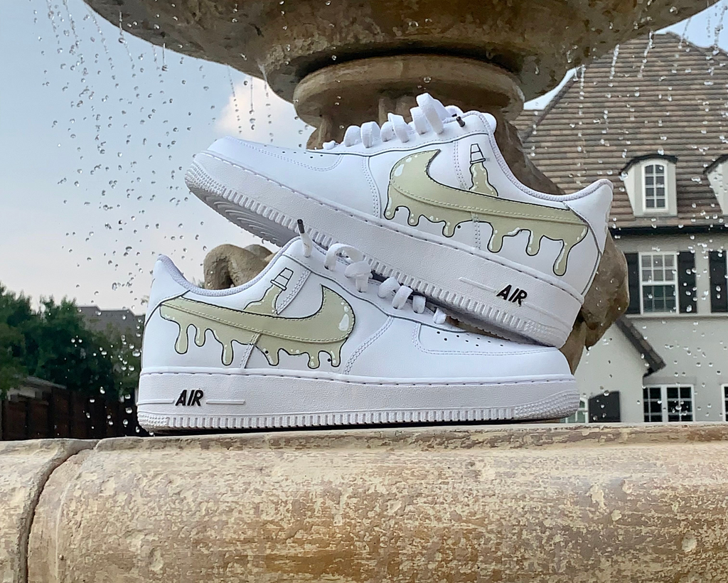 Dripping swoosh
